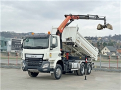 DAF CF 410  Wywrotka 4,90 m + PK 16001 - K B  6x