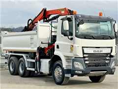 DAF CF 410  Wywrotka 4,90 m + PK 16001 - K B  6x