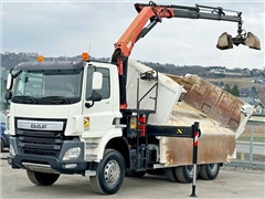 DAF CF 410  Wywrotka 4,90 m + PK 16001 - K B  6x