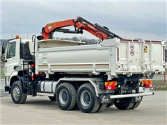 DAF CF 410  Wywrotka 4,90 m + PK 16001 - K B  6x