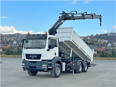 MAN TGS 26.400 WYWROTKA 5,40m HIAB 166 ES-3 HIPR
