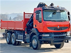 Renault Kerax 430  WYWROTKA 5,40 m  HIAB 144 E -