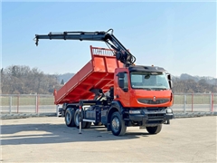 Renault Kerax 430  WYWROTKA 5,40 m  HIAB 144 E -