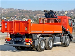 Renault Kerax 430  WYWROTKA 5,40 m  HIAB 144 E -