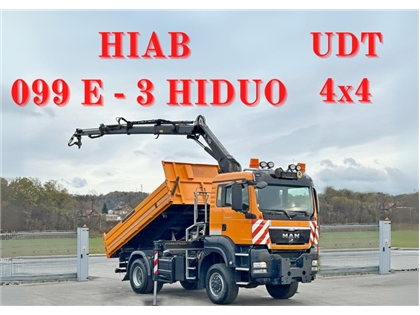 MAN TGS 18.360  WYWROTKA 4,10 m  HIAB 099 E - 3