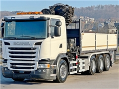 SCANIA G 450  WYWROTKA 6,60 + HIAB 322 EP - 5 HIP