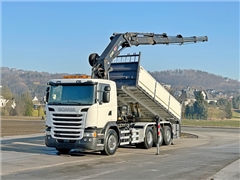 SCANIA G 450  WYWROTKA 6,60 + HIAB 322 EP - 5 HIP