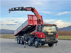 SCANIA P 400  WYWROTKA 6,80 m + PK 33002 - EH D +