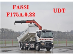 RENAULT C 380  WYWROTKA 5,10 m + FASSI F175.0.2 +