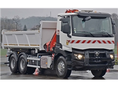 RENAULT C 380  WYWROTKA 5,10 m + FASSI F175.0.2 +