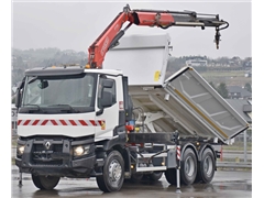 RENAULT C 380  WYWROTKA 5,10 m + FASSI F175.0.2 +