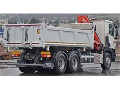RENAULT C 380  WYWROTKA 5,10 m + FASSI F175.0.2 +