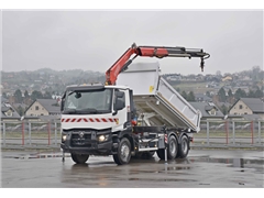 RENAULT C 380  WYWROTKA 5,10 m + FASSI F175.0.2 +