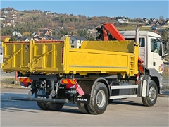 MAN TGS 18.320  WYWROTKA 4,90 m + BORDMATIC  PK