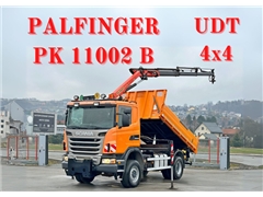 SCANIA G 360  WYWROTKA 4,10 m + PK 11002 B + PILO