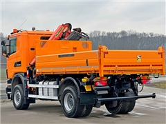 SCANIA G 360  WYWROTKA 4,10 m + PK 11002 B + PILO