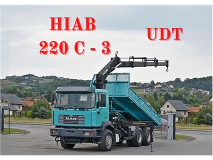 MAN  27 - 314  WYWROTKA 5,30m + HIAB 220 C - 3 +