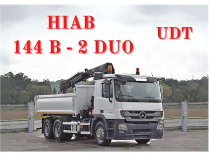 Mercedes Actros 2641  WYWROTKA 4,90 m  HIAB 144