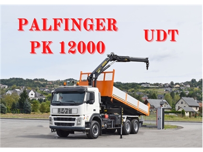 VOLVO FM 380  WYWROTKA 6.20 m + PK 12000 + PILOT