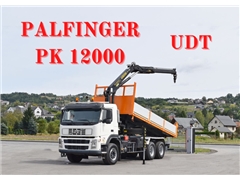 VOLVO FM 380  WYWROTKA 6.20 m + PK 12000 + PILOT