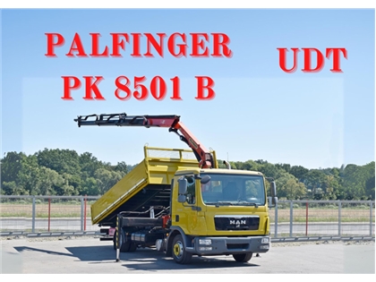 MAN TGL 12.220  WYWROTKA 5,05 m + PK 8501 B / STA