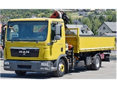 MAN TGL 12.220  WYWROTKA 5,05 m + PK 8501 B / STA