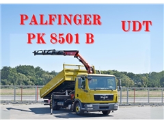 MAN TGL 12.220  WYWROTKA 5,05 m + PK 8501 B / STA