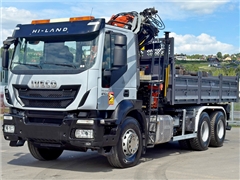 Iveco TRAKKER 410  WYWROTKA 5,20 m  ATLAS 165.2E