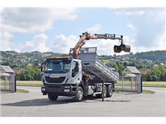 Iveco TRAKKER 410  WYWROTKA 5,20 m  ATLAS 165.2E