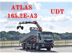 Iveco TRAKKER 410  WYWROTKA 5,20 m  ATLAS 165.2E