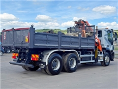 Iveco TRAKKER 410  WYWROTKA 5,20 m  ATLAS 165.2E