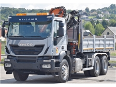 Iveco TRAKKER 410  WYWROTKA 5,20 m  ATLAS 165.2E