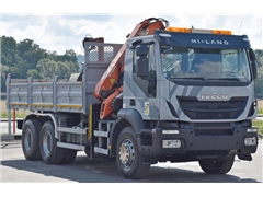 Iveco TRAKKER 410  WYWROTKA 5,20 m  ATLAS 165.2E