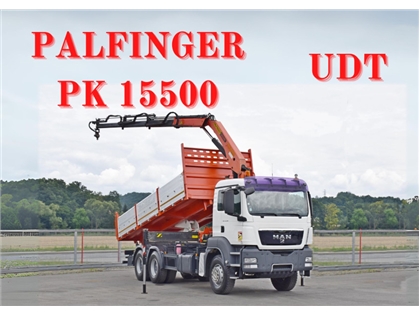 MAN TGS 33.360  WYWROTKA 6,40 m + PK 15500 / 6x4