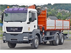 MAN TGS 33.360  WYWROTKA 6,40 m + PK 15500 / 6x4