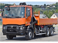 Renault K 430  WYWROTKA 6,00 m  HIAB 144 B-3 HID