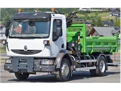 Renault MIDLUM 220  WYWROTKA 3,80m + HIAB 077 B-2