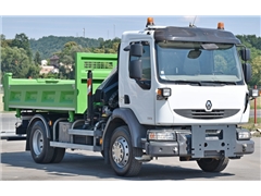 Renault MIDLUM 220  WYWROTKA 3,80m + HIAB 077 B-2