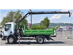 Renault MIDLUM 220  WYWROTKA 3,80m + HIAB 077 B-2