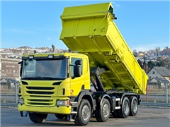 SCANIA P 400  WYWROTKA 5,90 m + BORDMATIC / 8x4