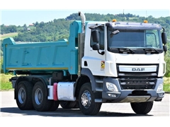 DAF CF 85.460 WYWROTKA 5,20 m + BORDMATIC / 6x4