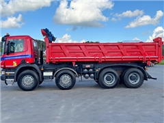 SCANIA P380 / WYWROTKA 6,10m + BORDMATIC / 8x4!