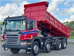 SCANIA P380 / WYWROTKA 6,10m + BORDMATIC / 8x4!