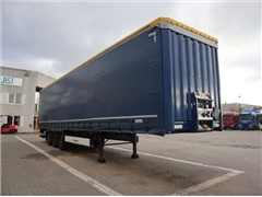 Krone 3 aks gardintrailer, foldelift