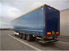 Krone 3 aks gardintrailer, foldelift