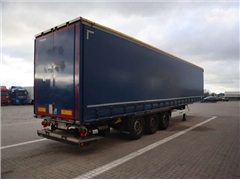 Krone 3 aks gardintrailer, foldelift