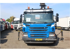 Scania P410 P 410 + PALFINGER EPSILON + HOOK + 8X2 STEERI