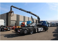 Scania P410 P 410 + PALFINGER EPSILON + HOOK + 8X2 STEERI