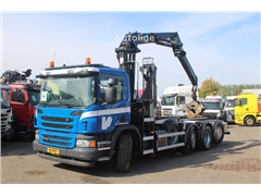Scania P410 P 410 + PALFINGER EPSILON + HOOK + 8X2 STEERI