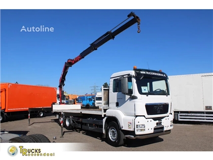 MAN TGS 26.440 + HMF 22T/M + remote + 6x2 steering + E